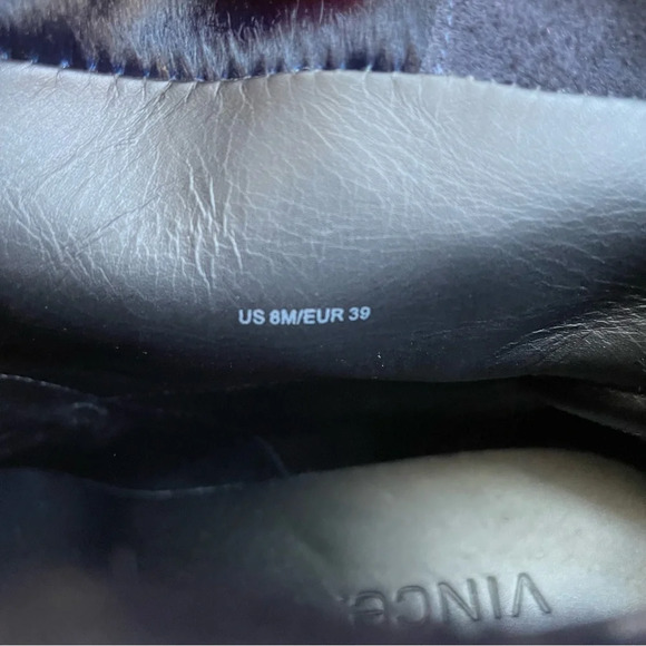 Vince Black Wedge Boots - Picture 8 of 9